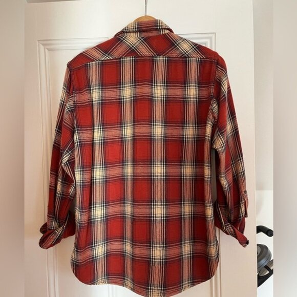Imogene + Willie Ellie Button Down Shirt red plaid sz XS - Picture 6 of 6
